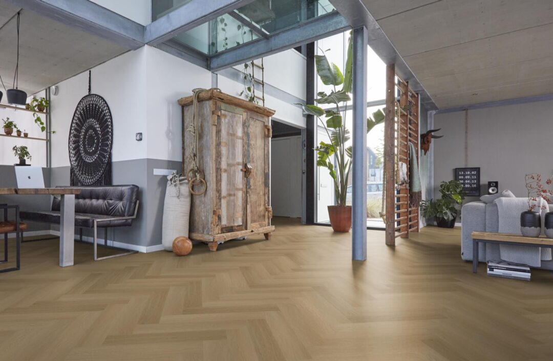 Floorlife YUP Fulham herringbone dryback warm oak - Afbeelding 6