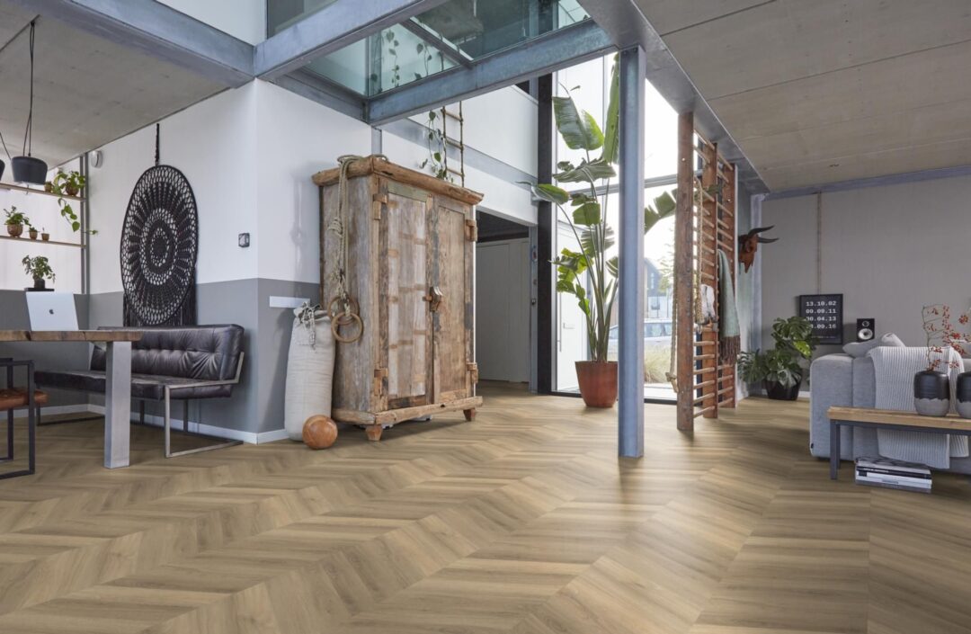 Floorlife YUP Chevron dryback beige - Afbeelding 5