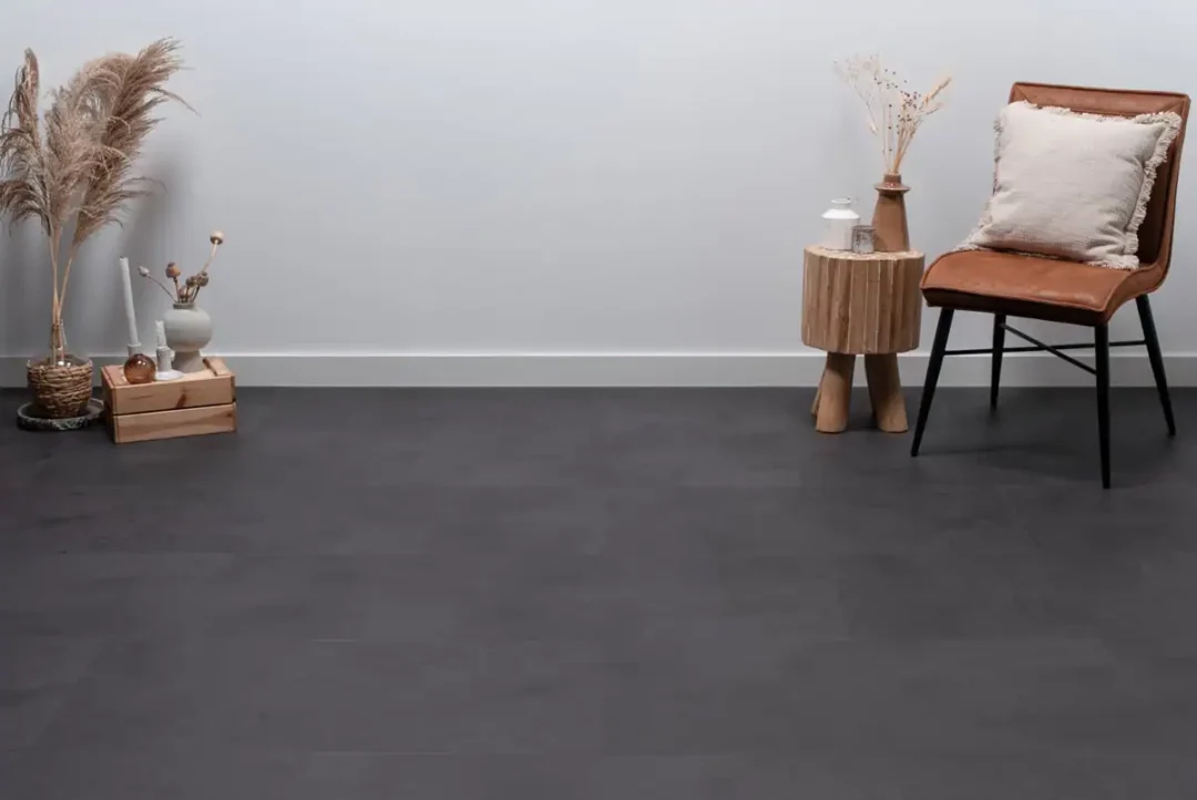 Floer Tegel plak PVC – Betonlook Zwart - Afbeelding 2